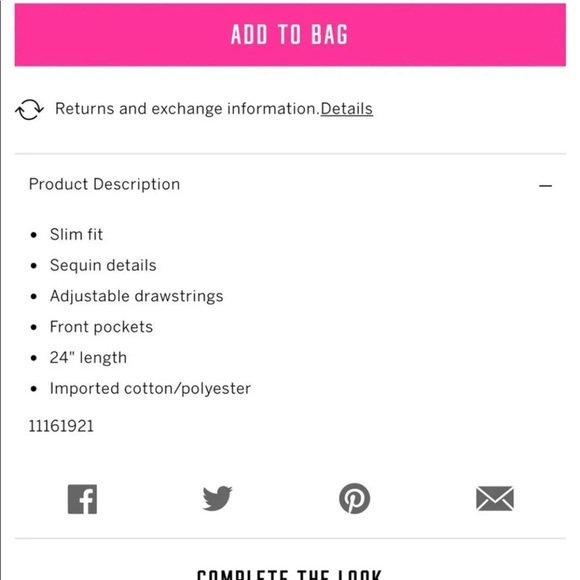 NWT VS PINK BLING SET - Picture 5 of 8